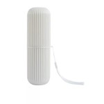 Toothbrush holder for travel, grey color, model R01DGR